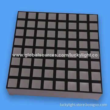 KWM-R30881ASB 3.0*3.0mm Rectangle 8*8 Matrix Array Display for Audio Equipment and Instrument Panels